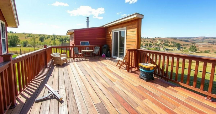 Restauração de deck: Como renovar a beleza do seu espaço externo Restauração de deck: Como renovar a beleza do seu espaço externo