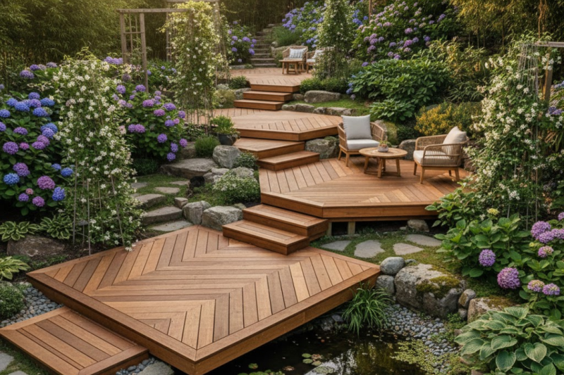 Decks em Jardins: Transforme Seu Espaço ao Ar Livre