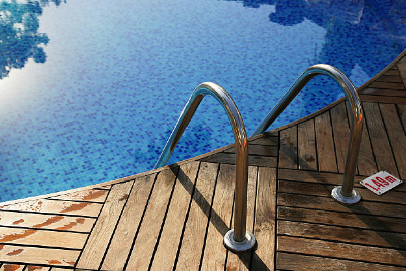 Deck com Piscina Instalação Jardim São Luiz - Deck com Piscina