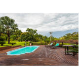 deck madeira piscina orçamento Jardim Aracília