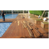 instalação de deck de madeira Pimentas